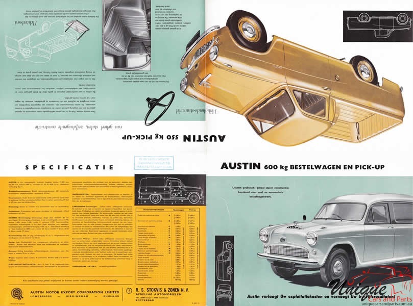 1955 Austin A50 Van Brochure Page 7